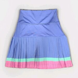 BEACH RIOT Gloria Skirt Skort High Tide Colorblock Purple Pink Green Size‎ Small